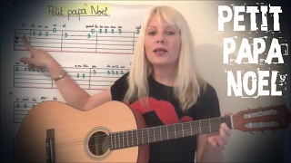 Cours de guitare pour enfants Petit papa Noel [upl. by Yecies]