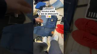 Carhartt Double knee à 10€ en Brocante‼️🤑 Tiktok theogcrt18 [upl. by Dubois]