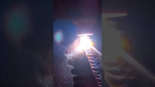 Tutorial Las Argon welding argon vlog shorts [upl. by Cynthie]