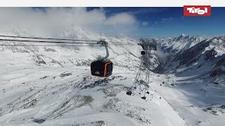 Eisgrat 3SBergbahn Stubaier Gletscher  Bergbahnen Tirol 🚠 [upl. by Dorcas451]