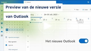 Preview van de nieuwe versie van Outlook [upl. by Gahan]