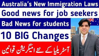 New immigration rules in Australia Australia immigration news today Australian student visa update [upl. by Furtek8]