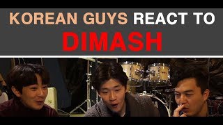 Korean Guys React to DIMASH [upl. by Decamp606]