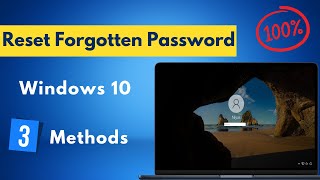 How to Reset Windows 10 Forgotten Password Without losing Data [upl. by Dnomzed]