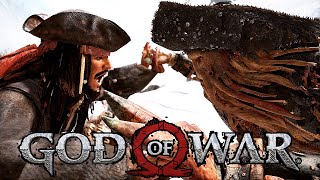 Davy Jones Vs Jack Sparrow Fight Scene  God of War Mods [upl. by Bax255]