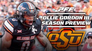 Ollie Gordon II Oklahoma State RB Season Preview  PFF CFB Show [upl. by Proulx242]