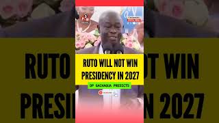 Ruto will not win Presidency in 2027  Dp Gachagua predicts rutospeechtoday gachagua [upl. by Adoh262]