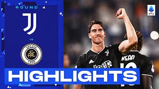 JuventusSpezia 20  Vlahovic and Milik score in Juve win Goals amp Highlights  Serie A 202223 [upl. by Aushoj]