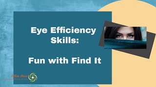 Eye Efficiency Games with OT  Occupational Therapy Vision Skills [upl. by Anis70]