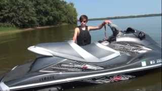 2012 Yamaha VXR Waverunner review [upl. by Niwroc]