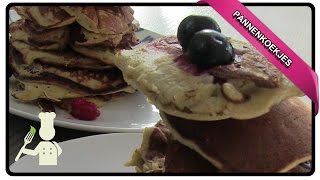 GEZONDE PANNENKOEKEN MAKEN  GLUTENVRIJ  RECEPT 20  GEZONDHEIDSGOEROE [upl. by Aicilyhp275]