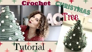 Easy Crochet Christmas Tree Tutorial [upl. by Aiem]