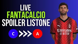 LIVE FANTACALCIO Spoiler Listone  Guida all’Asta del Fantacalcio 202425 [upl. by Cohin]