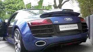 Audi R8 52 FSI V10 engine start up amp revving [upl. by Skiba]