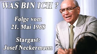 Was bin ich mit Robert Lembke vom 21 Mai1968  Stargast Josef Neckermann [upl. by Ainavi75]