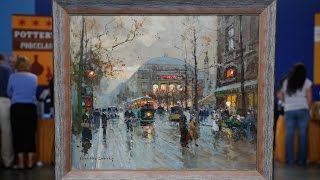 Top Finds 1959 Édouard Cortès Oil Painting [upl. by Inus]