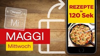 Gebratene Nudeln thailändische Art  MAGGI Rezepte in 120 Sekunden [upl. by Pasadis87]