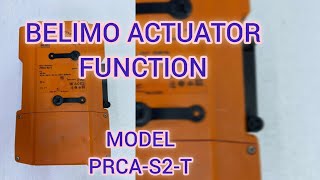 Belimo actuator PRCAS2T  Wiring and Operation Explained [upl. by Auhsej]