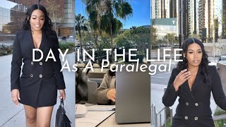 A DAY IN THE LIFE OF A PARALEGAL  Paralegal Vlog  9  5 Paralegal Productive Work Day  CrysHurt [upl. by Arrahs421]