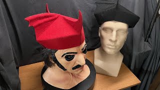 How I Made My Ghost Cardinal Copia Biretta Hat [upl. by Marra]