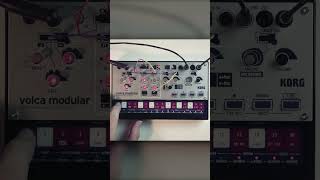 Jamming with the Volca Drum and the Volca Modular [upl. by Ainoyek853]