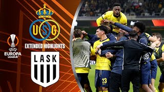 Union SaintGilloise vs LASK Extended Highlights  UEL Group Stage MD 3  CBS Sports Golazo [upl. by Talie]