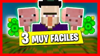 ✨ 3 GRANJAS que DEBES TENER al INICIAR un SURVIVAL en Minecraft Bedrock 121 [upl. by Knowland]