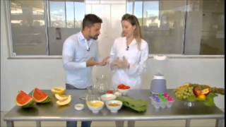 Receita de picolé detox da Sorvetes Rochinha no programa Dia Dia [upl. by Kohcztiy]