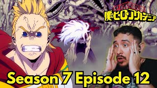 Rollercoaster of emotions My Hero Academia Season 7 Episode 12 Reaction [upl. by Senior]