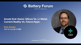 Battery Forum Anode EndGame Silicon vs Limetal Reality vs Future with GDI [upl. by Lidaa]