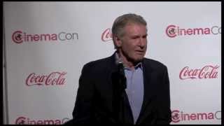 Harrison Ford Interview  Enders Game at CinemaCon [upl. by Onailerua]