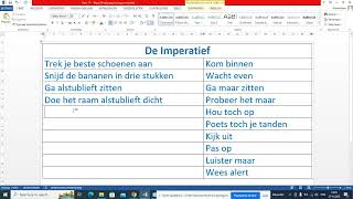 Ders 17 Hollandaca Emir Cümleleri De Imperatief NT2 [upl. by Elrahc452]
