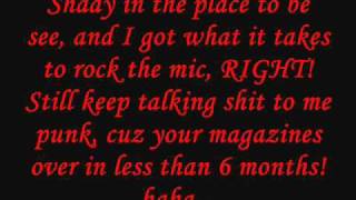 Eminem  Invasion part 1 2 amp 3 Lyrics [upl. by Mohun727]