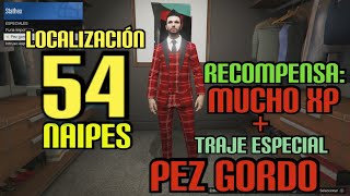 Localización de los 54 naipes Recompensa conjunto especial Pez Gordo GTA V Online [upl. by Sivahc]