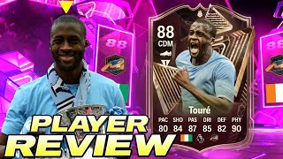 🥶88 TRIPLE THREAT HERO YAYA TOURE PLAYER REVIEW  EA FC 24 ULTIMATE TEAM [upl. by Masera959]