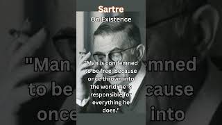 The implications of freedom according to Sartre philosophy sartre freedom [upl. by Bergeron]