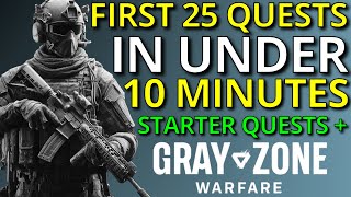 ULTIMATE STARTER QUEST GUIDE  GRAY ZONE WARFARE CRIMSON [upl. by Dotty934]