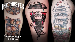 Tag Team Tattoos 😳 SUPER COMPILATION  Ink Master [upl. by Wernher]