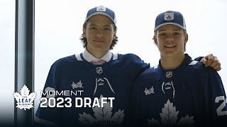 The Leaf Blueprint Moment  NHL Draft 2023 [upl. by Beltran]