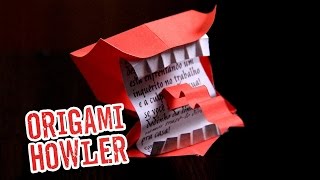 Harry Potter Origami  Howler  Berrador [upl. by Anirbac]