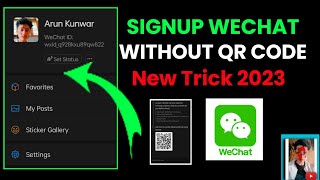 Skip QR Code Register WeChat Account in 2023 with Ease [upl. by Wehttan406]