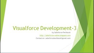 Visualforce Page Development3Ajax Tags with Simple Examples [upl. by Maleki]