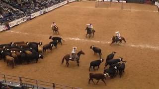 Team Penning New World Record  2018 WRCA World Championship Ranch Rodeo CENSORED [upl. by Ardnusal]