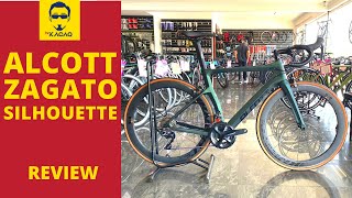 ALCOTT ZAGATO SILHOUETTE Shimano 105 Aero Bike  Road Bike Malaysia Basikal Sepeda Review [upl. by Lanahtan799]