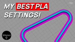 💡 My USUAL PLA Print Settings  Simplify3D V5  3D Print Speed  3D Print Settings  PLA Temperature [upl. by Aekan]