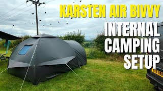 Camping in the Karsten Air Bivvy at Town Farm Campsite Ivinghoe [upl. by Minni244]