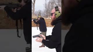 German Grunt is shooting Steel Glock AEONIC ALPHA COMP [upl. by Anihsit]