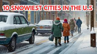 10 Snowiest Cities in the United States 2024 [upl. by Horst]