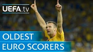 Highlights EURO’s oldest goalscorers [upl. by Ngo]