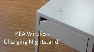 Hands On With IKEAs New Wireless Charging Nightstand [upl. by Berna]